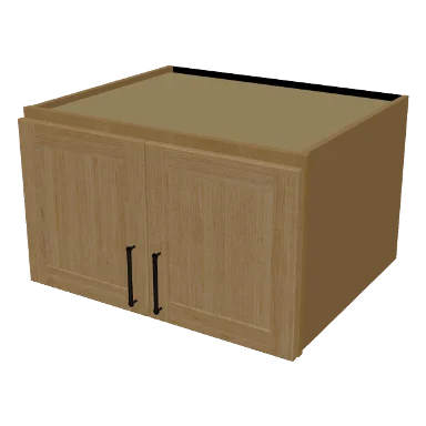 W301824 cabinet in Shaker Caramel