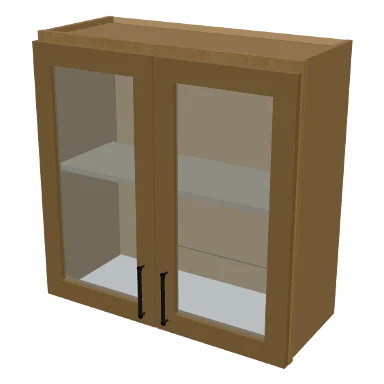 W3030GD cabinet in Shaker Caramel