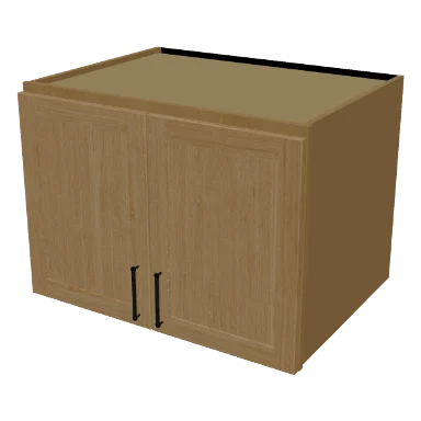 W332424 cabinet in Shaker Caramel