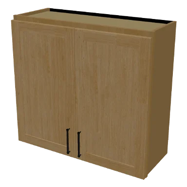 W3330 cabinet in Shaker Caramel