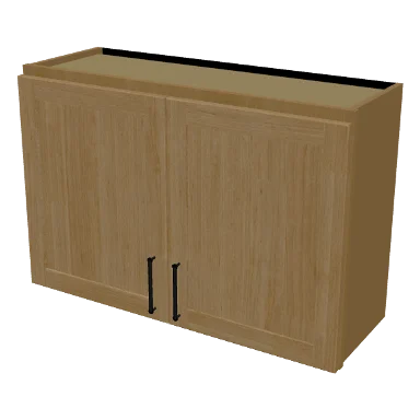W3624 cabinet in Shaker Caramel
