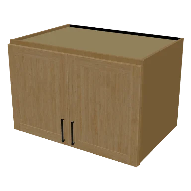 W362424 cabinet in Shaker Caramel