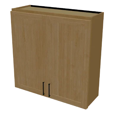 W3636 cabinet in Shaker Caramel