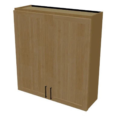 W3942 cabinet in Shaker Caramel