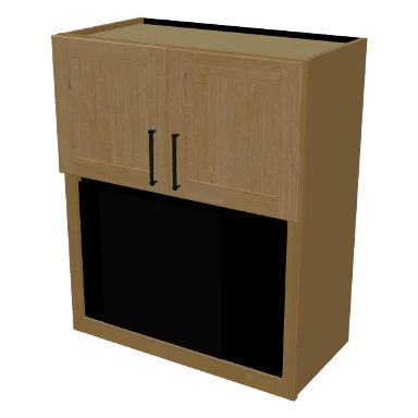 WMO3036 cabinet in Shaker Caramel