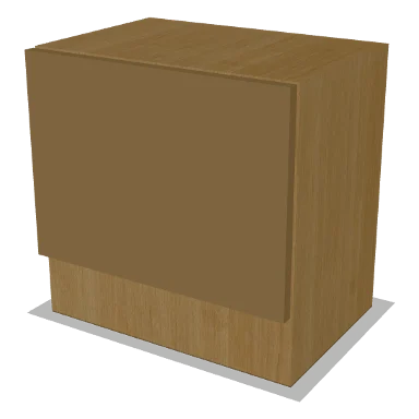 WXC1818 cabinet in Shaker Caramel
