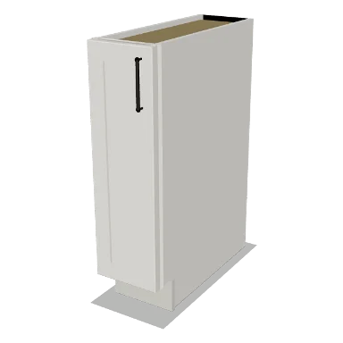 B09SR cabinet in Shaker Bright White