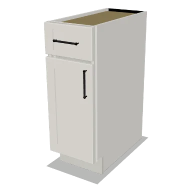B12 cabinet in Shaker Bright White