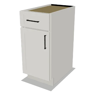 B15 cabinet in Shaker Bright White