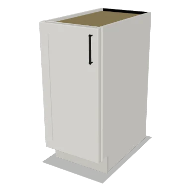B15FH cabinet in Shaker Bright White