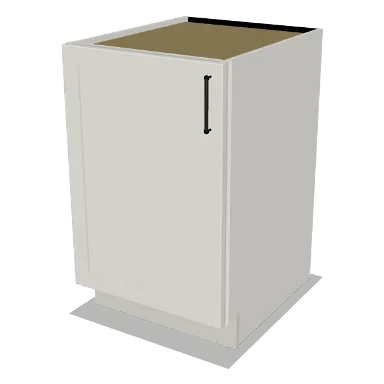 B21FH cabinet in Shaker Bright White