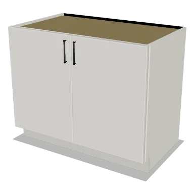 B42FH cabinet in Shaker Bright White