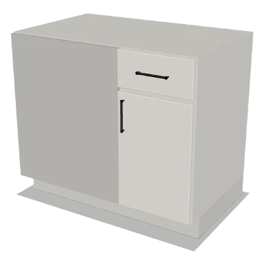 BBC42/45-39 cabinet in Shaker Bright White