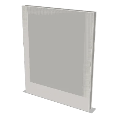 BEDP cabinet in Shaker Bright White