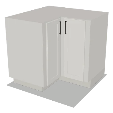 BER36 cabinet in Shaker Bright White