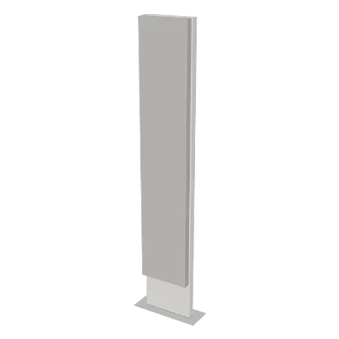 BF6 cabinet in Shaker Bright White