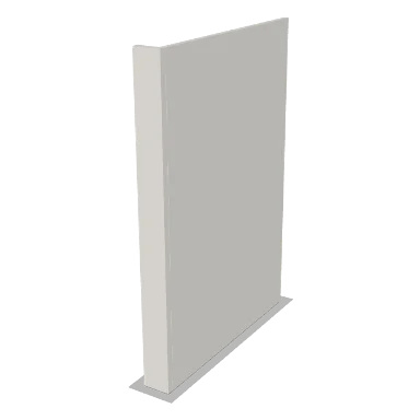 DWR3 cabinet in Shaker Bright White
