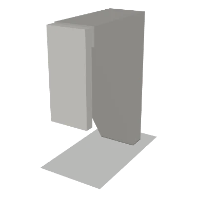 MCB cabinet in Shaker Bright White