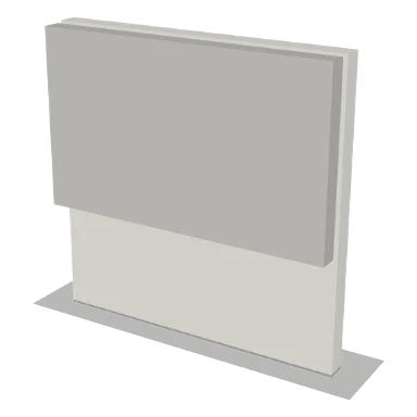 SD cabinet in Shaker Bright White