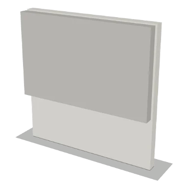 SPAINT cabinet in Shaker Bright White