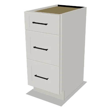 VDB15 cabinet in Shaker Bright White