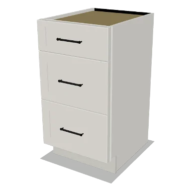 VDB18 cabinet in Shaker Bright White