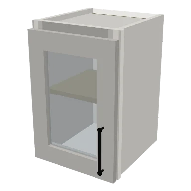 W1218GD cabinet in Shaker Bright White