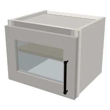 W1512GD cabinet in Shaker Bright White