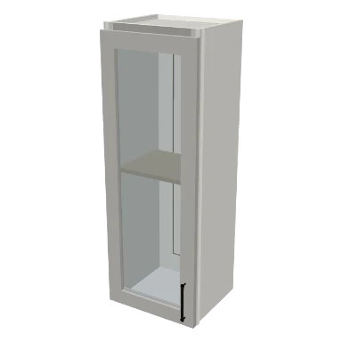 W1542GD cabinet in Shaker Bright White