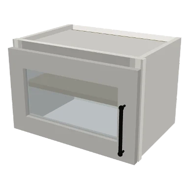 W1812GD cabinet in Shaker Bright White