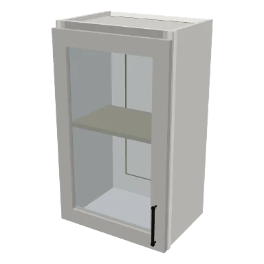 W1830GD cabinet in Shaker Bright White