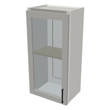 W1836GD cabinet in Shaker Bright White