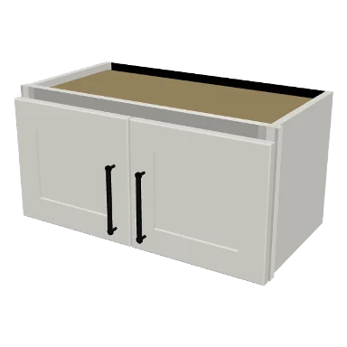 W2412 cabinet in Shaker Bright White