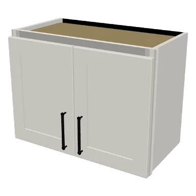 W2418 cabinet in Shaker Bright White