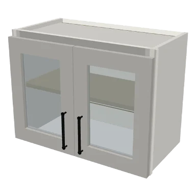W2418GD cabinet in Shaker Bright White