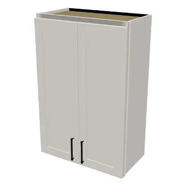 W2436 cabinet in Shaker Bright White