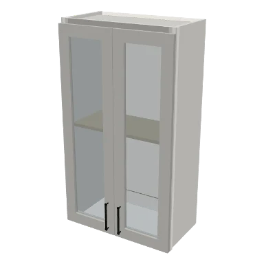 W2442GD cabinet in Shaker Bright White