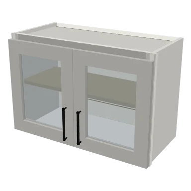 W2718GD cabinet in Shaker Bright White
