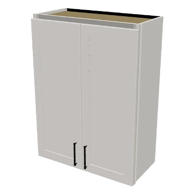 W2736 cabinet in Shaker Bright White