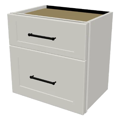 W2D1818 cabinet in Shaker Bright White