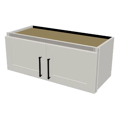 W3012 cabinet in Shaker Bright White