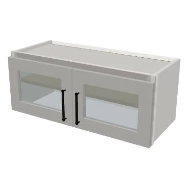 W3012GD cabinet in Shaker Bright White