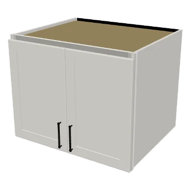 W302424 cabinet in Shaker Bright White