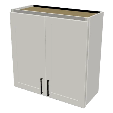 W3030 cabinet in Shaker Bright White
