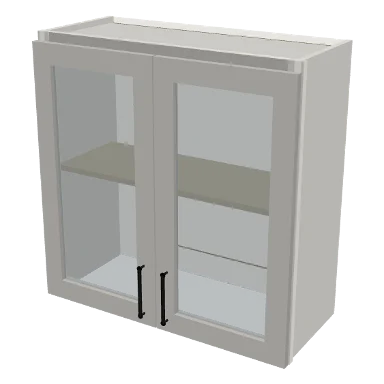 W3030GD cabinet in Shaker Bright White