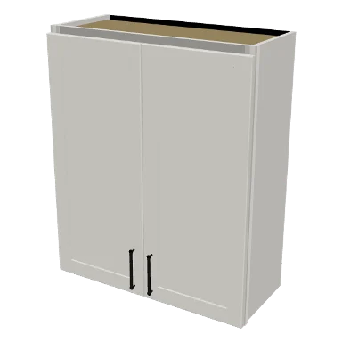 W3036 cabinet in Shaker Bright White
