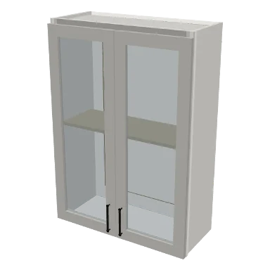 W3042GD cabinet in Shaker Bright White