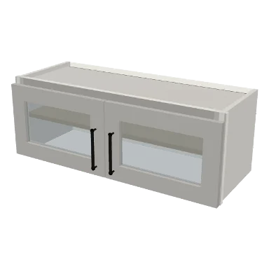 W3312GD cabinet in Shaker Bright White