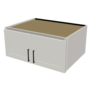 W331524 cabinet in Shaker Bright White