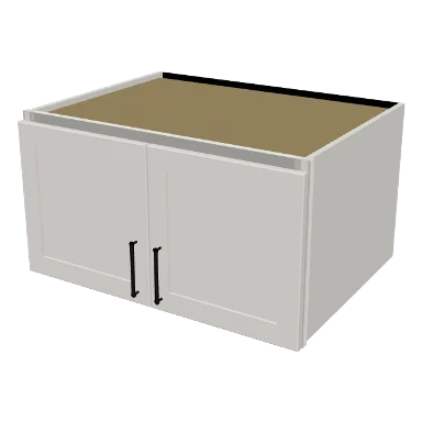 W331824 cabinet in Shaker Bright White